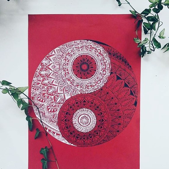 By @tidadesigns .
.
.
.
.
.
#art#pattern#geometry#mandala#mendhi#muslimart#artnf…