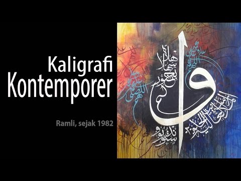 Download Video Belajar kaligrafi kontemporer