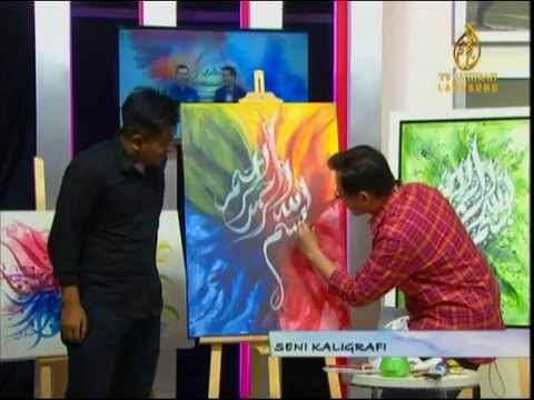 Download Video Demo Lukisan Kaligrafi Islam dari Faisal Alwie Live TV Alhijrah – Part 2