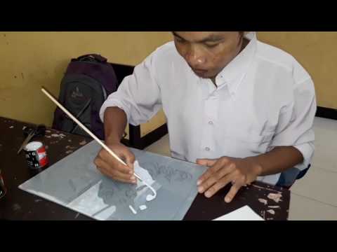 Download Video Cara Membuat Kaligrafi Kaca step by step
