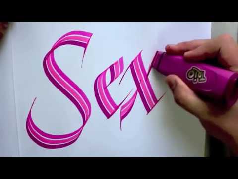 Download Video Dünyanın En İyi Kaligrafi Sanatçılarından Biri Seb Lester’den Hayran Bırakan El Çizimleri