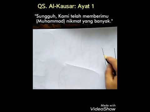 Download Video Kaligrafi Khat Diwani – Qs Al-Kausar Ayat 1-3 dan Artinya