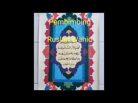 Download Video Step by step membuat kaligrafi hiasan mushaf