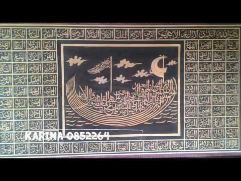 Download Video Kaligrafi Asmaul Husna dan Alfatihah Kapal