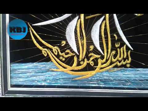 Download Video Kaligrafi Benang Bismillah Perahu
