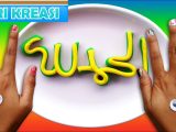 Download Video Playdoh LUAR BIASA!! Tutorial Kaligrafi Arab PlayDoh “Alhamdulillah” Mainan Anak Jamal Laeli