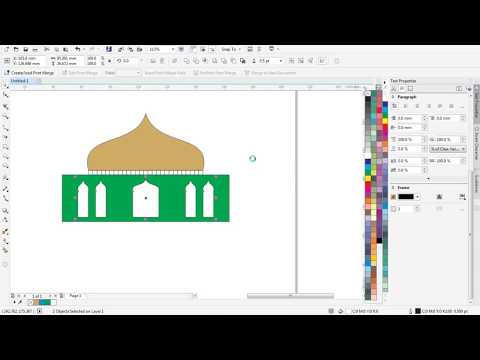 Download Video Cara Membuat Kubah Masjid dengan Corel Draw