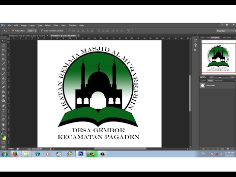 Download Video cara membuat logo keagamaan ikatan remaja masjid