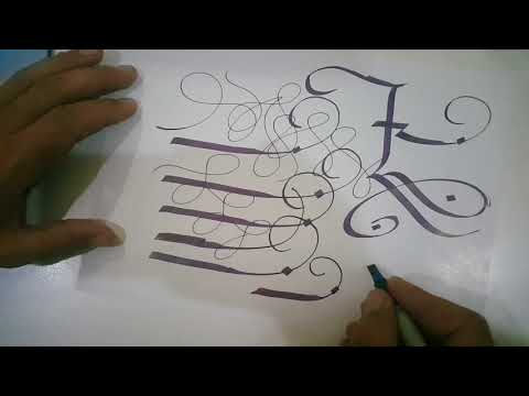 Download Video kaligrafi süsleme çizgileri