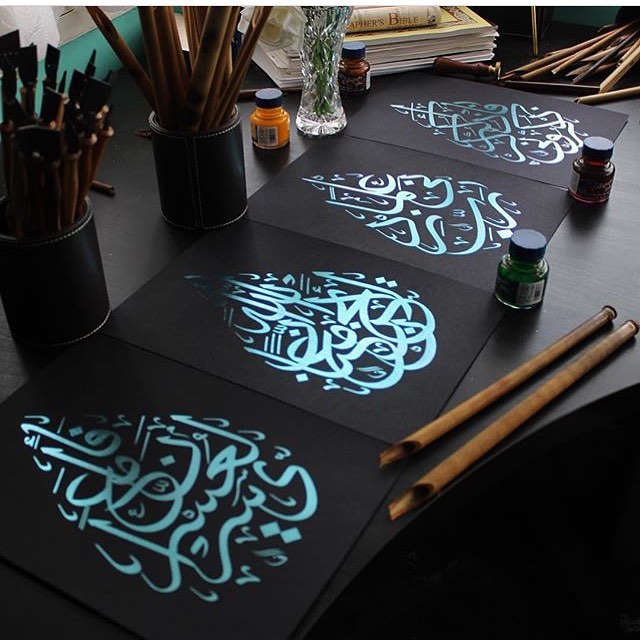 By @alifcalligraphy .
.
.
.
.
.
#art#arabic#calligraphy#quran#teardrop#islamicar…