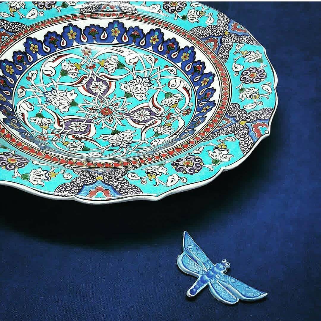 By @esharciniart .
.
.
.
.
#art#plate#ceramic#pattern#butterfly#artnfann…