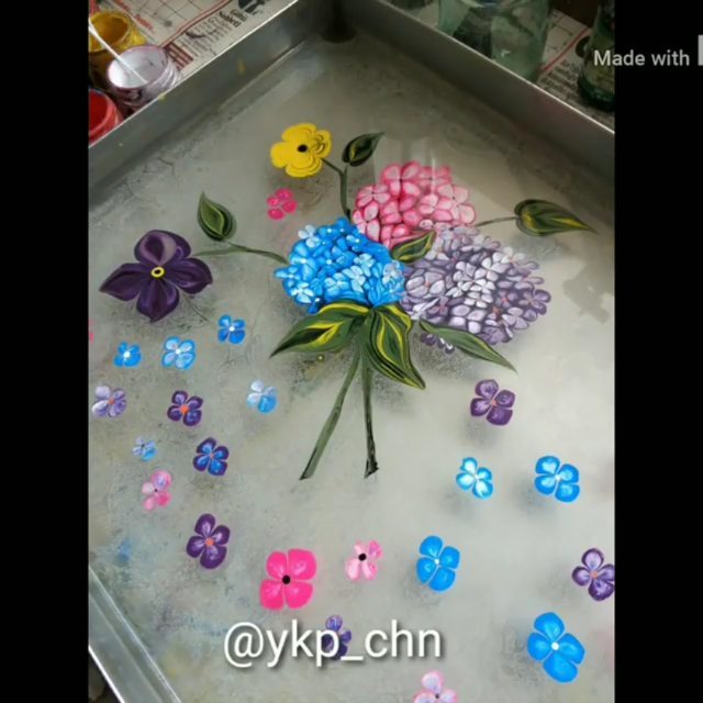 Flowers of all colors 
Via @ykp_chn
_________________________
Shop Marbling Supp…
