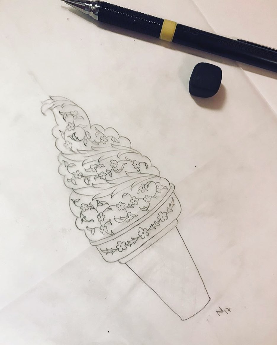 Ice cream loading. Anybody want some? 
Art by @saray_li
______________________
•…