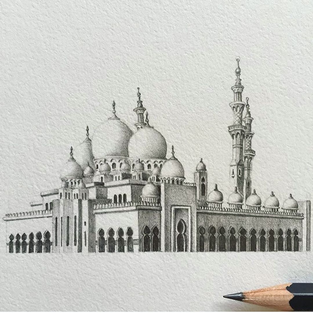 In which mosque will you be praying today?
Art by @mariamabbas_ 
_______________…