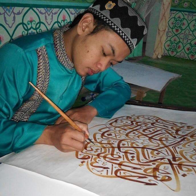Karya Kaligrafi Semuwa butuh proses…- Huda Purnawadi –  karya kaligrafi kompetisi Waraq Muqohhar