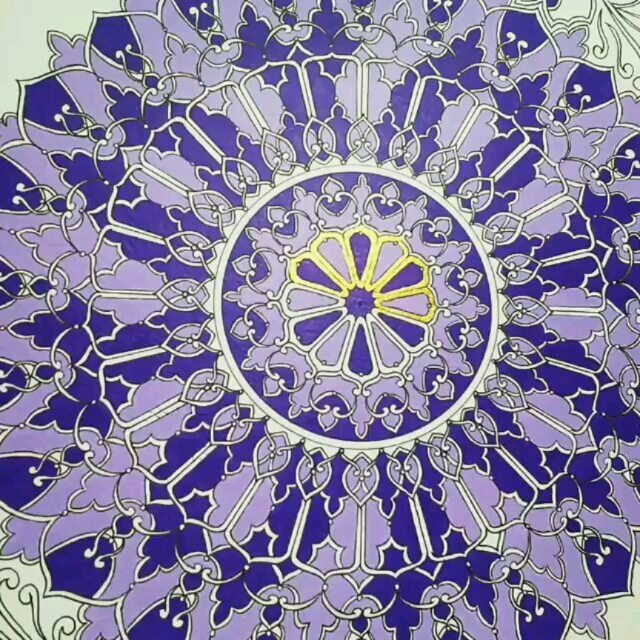 Lavender Mandala 
By @mandalabyailin ————————————-
Avail…