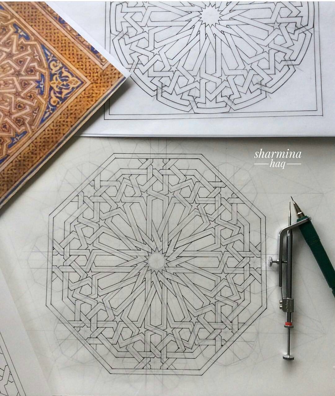 By @sharmina.haq .
.
.
#art#pattern#geometry#artnfann…