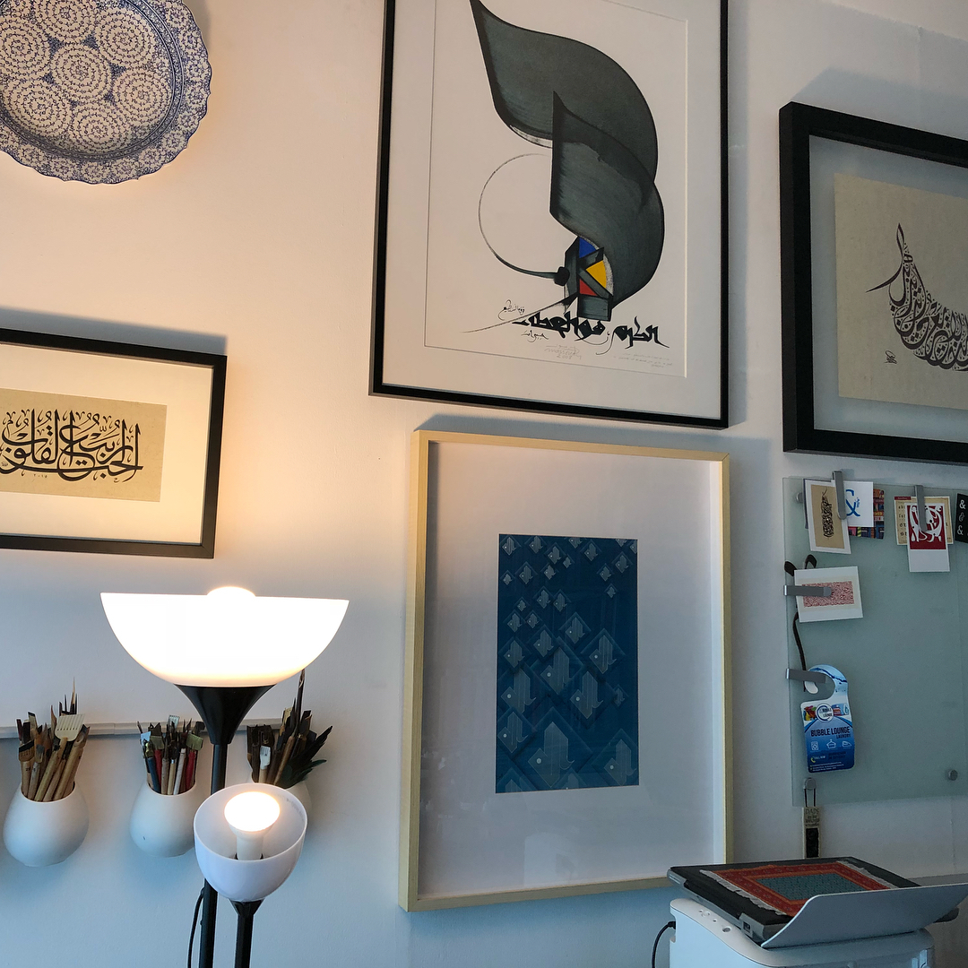 Download Kaligrafi Karya Kaligrafer Kristen In the studio #Calligraphy #design #books #art #wissamshawkatcalligraphy…-Wissam