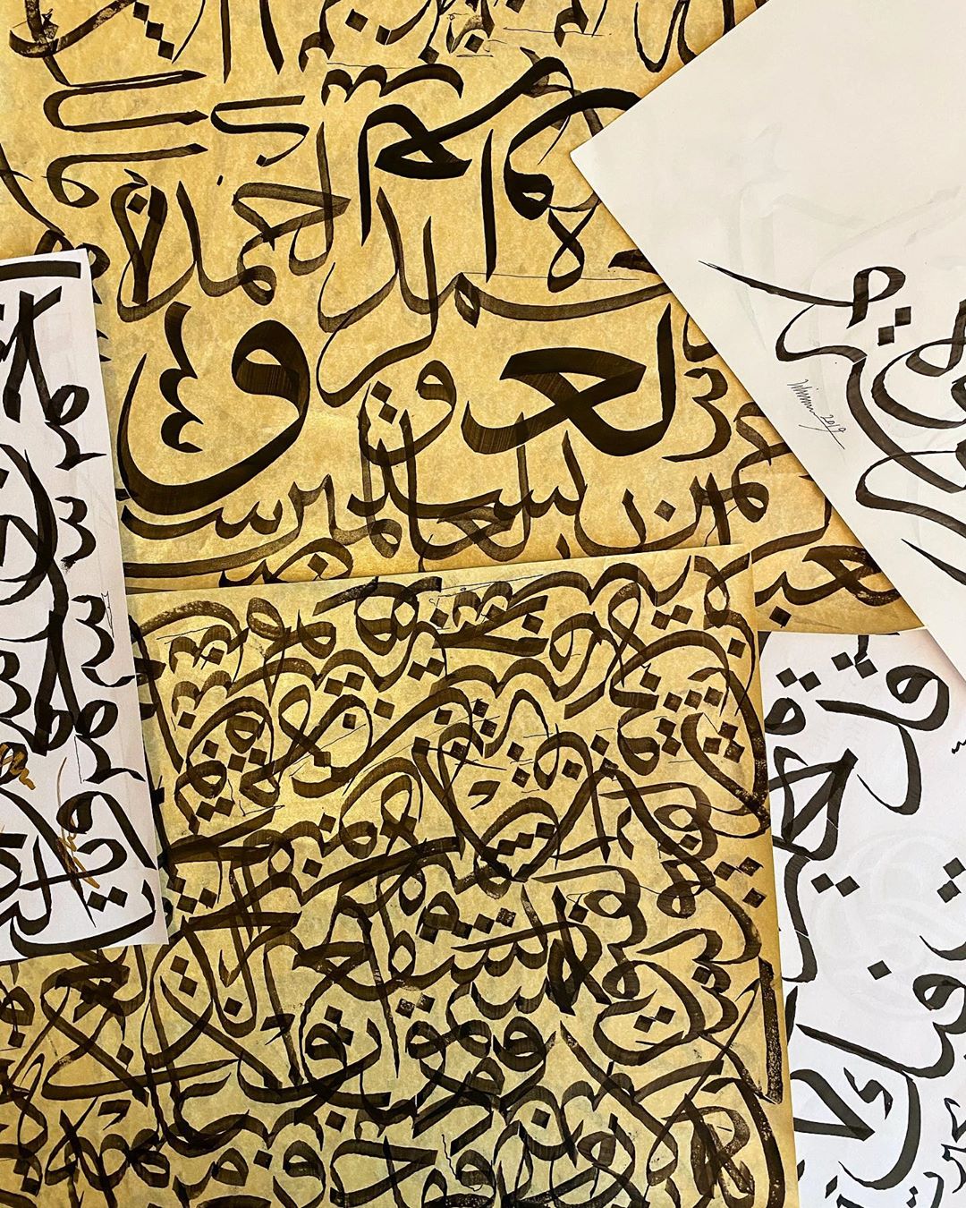 Download Kaligrafi Karya Kaligrafer Kristen Morning calligraphy practice ! امشاق الصباح #mashq #calligraphy #art #type #thul…-Wissam