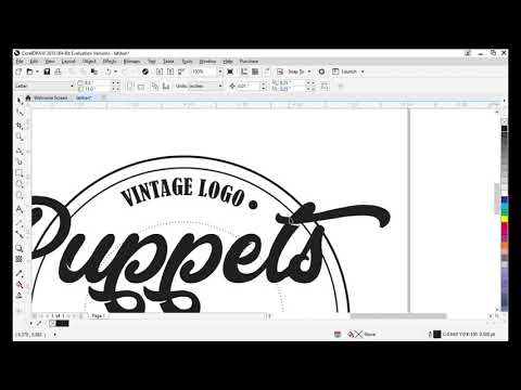 Download Video Cara membuat logo Puppets Skateboard menggunakan Corel Draw