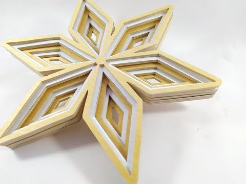 Download Video star layered ornament decor Scroll saw pattern