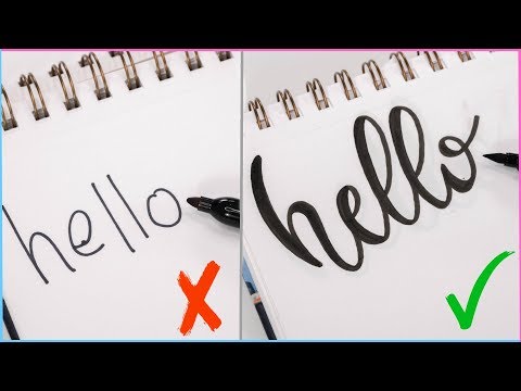 Download Video How To: Calligraphy & Hand Lettering for Beginners! Easy Ways to Change Up Your Writing Style!