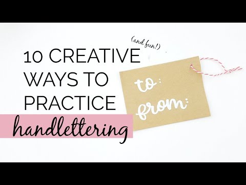 Download Video 10 Creative Ways to Practice Handlettering | Calligraphy Ideas for Beginners
