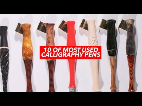 Download Video 10 OF MOST USED CALLIGRAPHY PENS