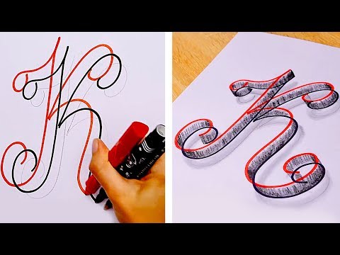 Download Video 25 EASY DRAWING AND CALLIGRAPHY HACKS AND TRICKS