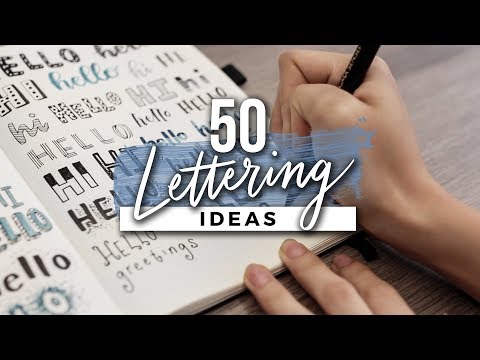 Download Video 50 Hand Lettering Ideas! Easy Ways to Change Up Your Writing Style!