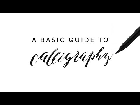Download Video A Basic Guide to Calligraphy