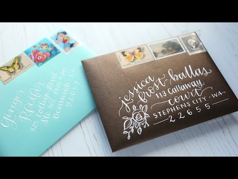 Download Video Addressing Envelopes with Pointed Pen Calligraphy