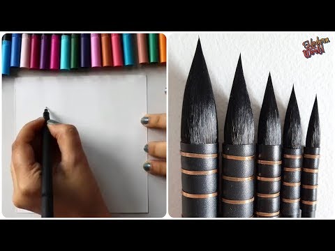 Download Video Amazing Art Video #31🍓 Most Satisfying Lettering and Calligraphy! Drawing Watercolour! Cake art
