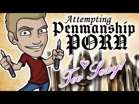 Download Video Attempting PENMANSHIP PORN: Calligraphy Gone Wild!