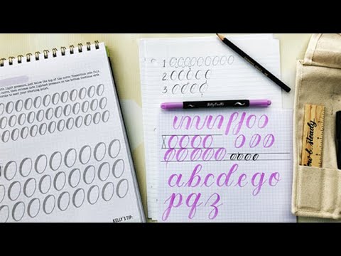 Download Video Best Calligraphy Tips: Improve your Ovals & Brush Pen Technique