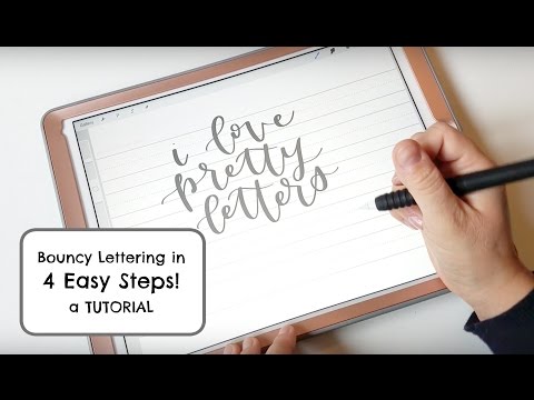 Download Video Bouncy Lettering Tutorial – How to Create Bounce Calligraphy in 4 Easy Steps!