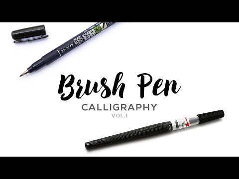Download Video Brush Pen Calligraphy | Vol.1