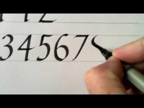 Download Video Calligraphy 46 Italic Numbers