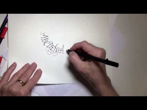 Download Video Calligraphy Demonstration with Pigma Calligrapher Pens – Ft. Maria Thomas