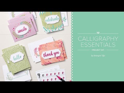 Download Video Calligraphy Essentials by Stampin' Up!