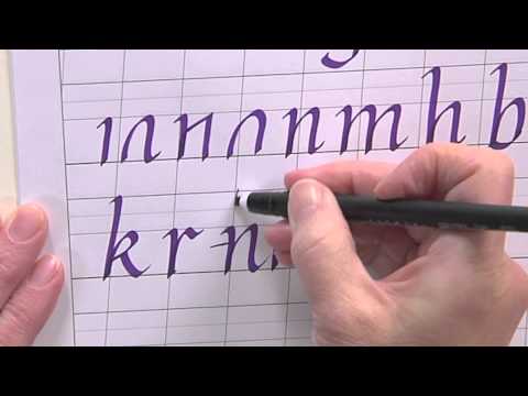 Download Video Calligraphy for Beginners – How to Write a Lower Case Italic Alphabet w/Joanne Fink