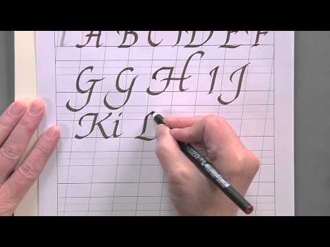 Download Video Calligraphy for Beginners – Swash Capital Italic Alphabet Tutorial w/Joanne Fink