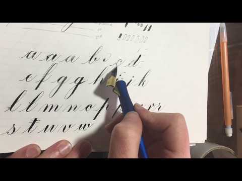 Download Video Copperplate Calligraphy Basics (Engrosser's Script)