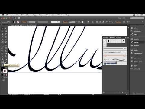 Download Video Creating a Calligraphic brush in Illustrator CC