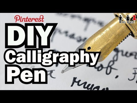 Download Video DIY Calligraphy Pen – Man Vs Corinne Vs Pin – Pinterest Test #61