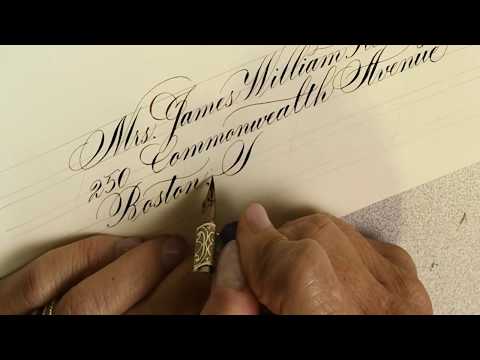 Download Video Envelope calligraphy – Copperplate & modern script by Suzanne Cunningham