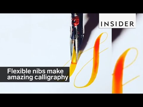 Download Video Flexible nibs are calligraphy game changers