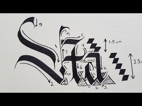 Download Video Gothic (Fraktur) Calligraphy For Beginners !