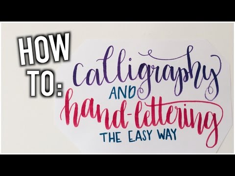 Download Video How To: Calligraphy | Easy and Inexpensive