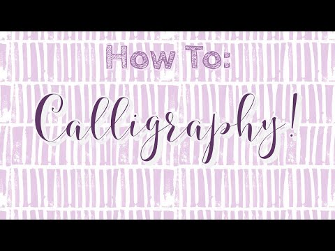 Download Video How To: Calligraphy! With my Bestie! | MoreOfLauren